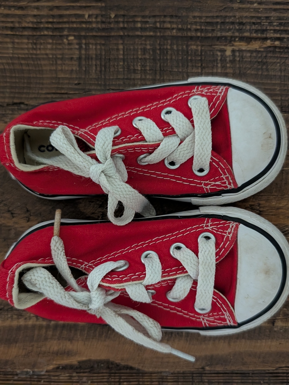 Red Toddler Converse Sneakers - Classic Low-Top